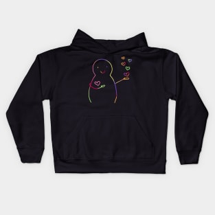 Give Love Rainbow Kids Hoodie